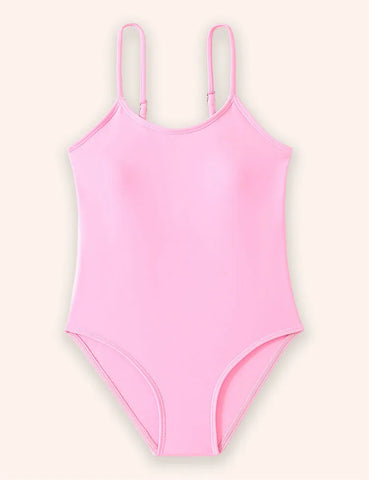 Costume da bagno con fascia in tinta unita