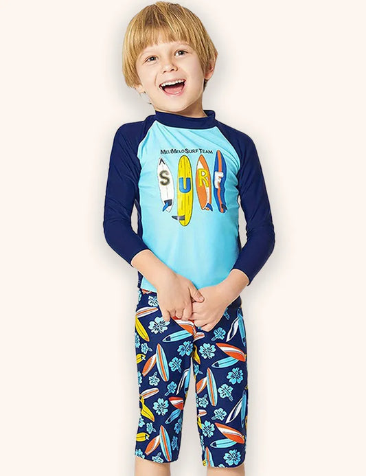 Set costume da bagno modello tavola da surf