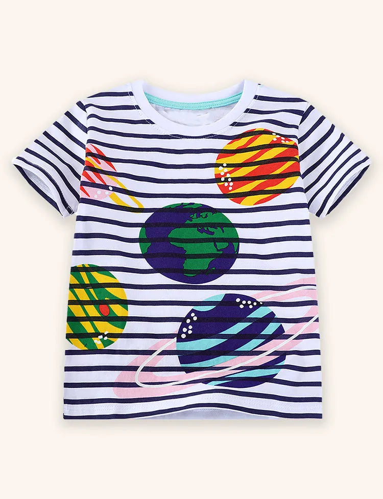 Planet Printed T-Shirt