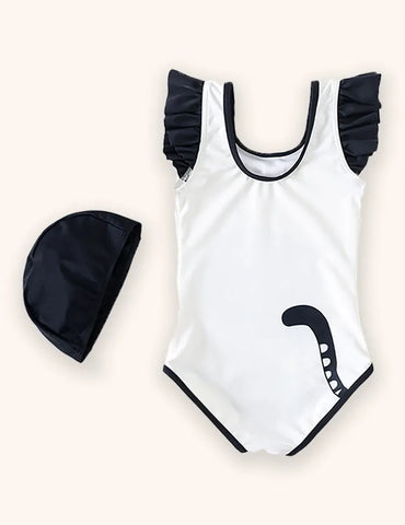 Cute Black Cat Swimsuit