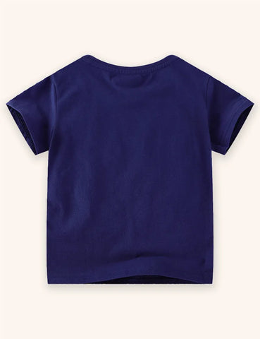 Dogs Applique T-Shirt