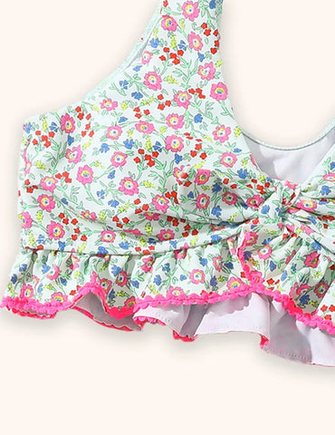 Floral Printed Bikini Swimsuit