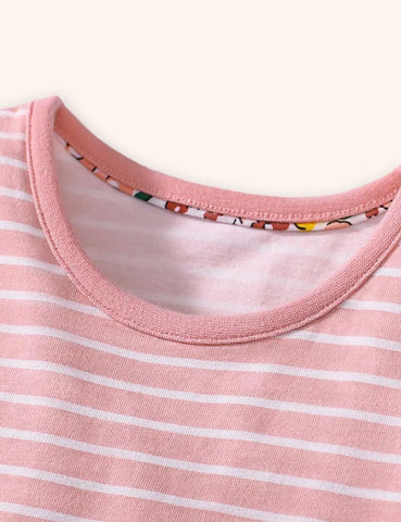 Dinosaur Applique Cotton Dress