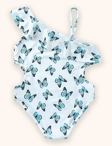 Butterfly Printed Bikini Swimsuit