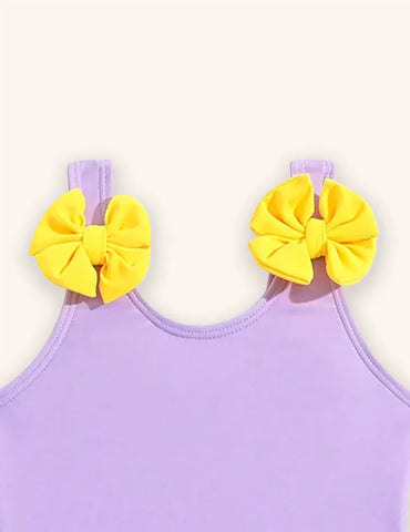 Cute Duck Bow Swimsuit