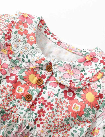 Blossom Geblümtes Baumwollkleid