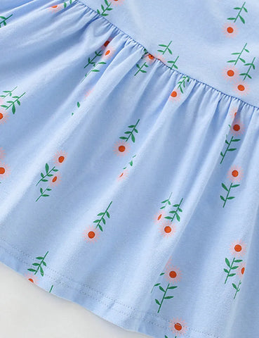 Cute Flower Printed Set