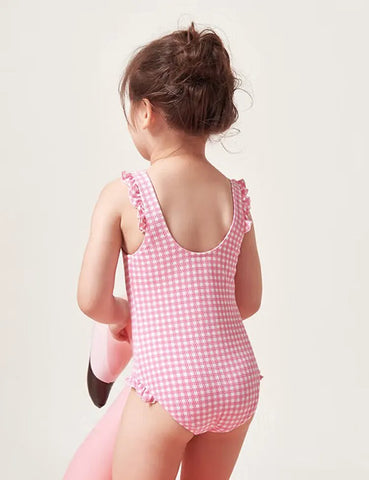 Plaid Printed Swimsuit