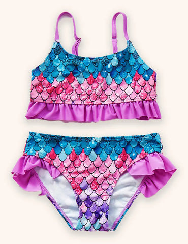 Fish Scales Gradually Change Swimsuit