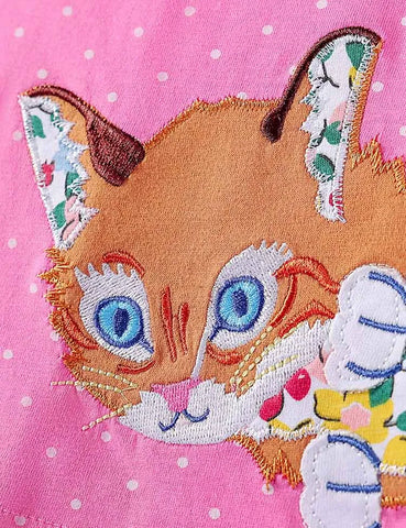 Fox Applique Dress