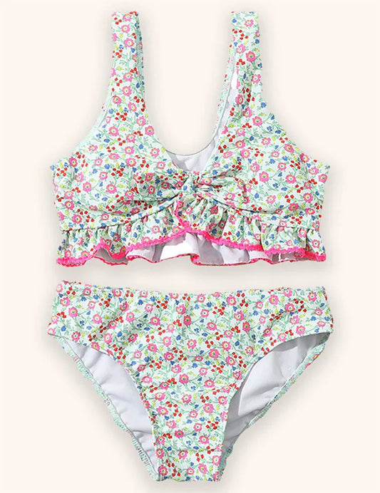 Floral Printed Bikini Swimsuit