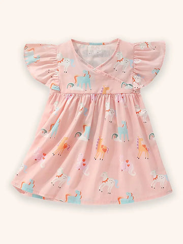 Pony Printed Dress