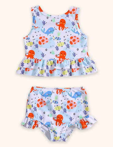 Octopus Printed Swimsuit