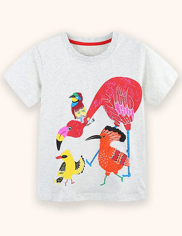 Bird Printed T-shirt
