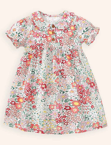 Blossom Geblümtes Baumwollkleid