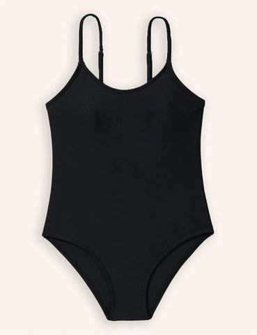 Costume da bagno con fascia in tinta unita