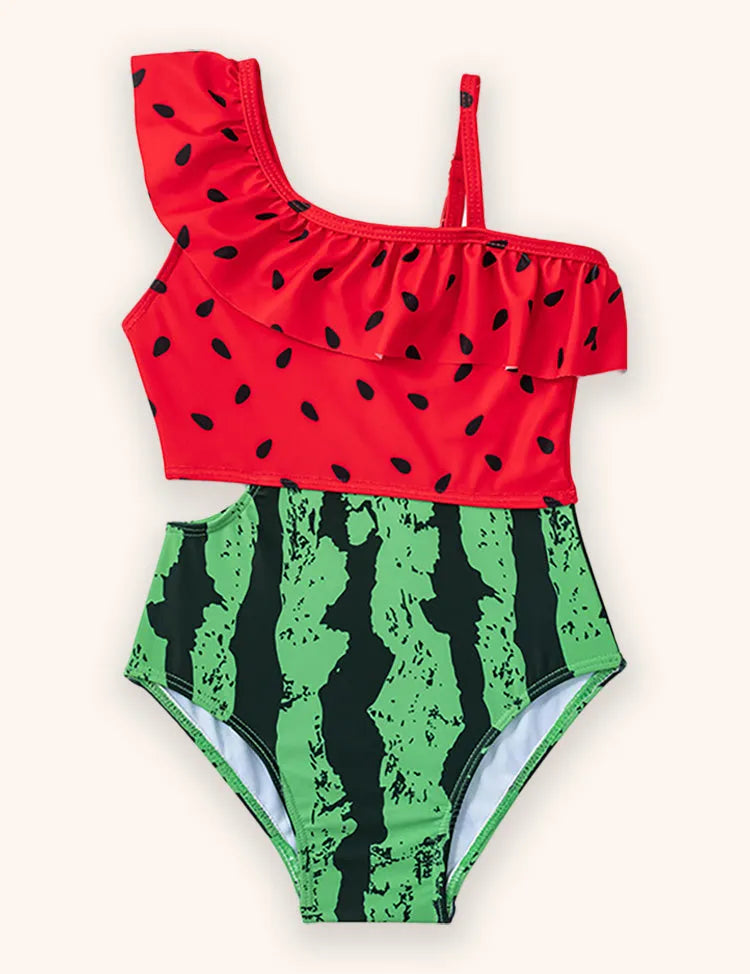Cute Cartoon Print Swimsuit