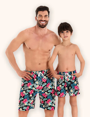Flower Family Matching Swim Suit