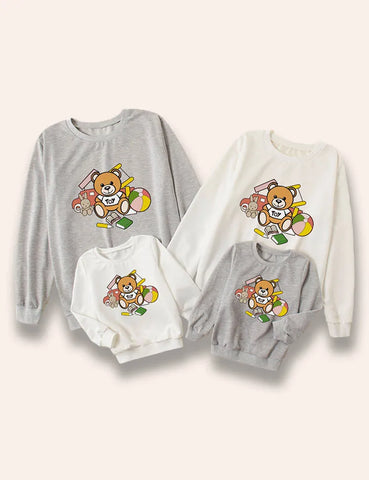Passendes Familien-Sweatshirt zum Valentinstag