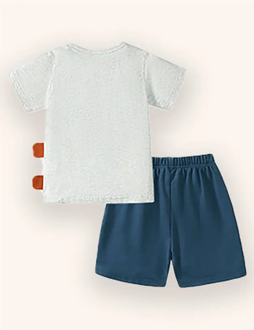 Puppy Printed T-shirt Set