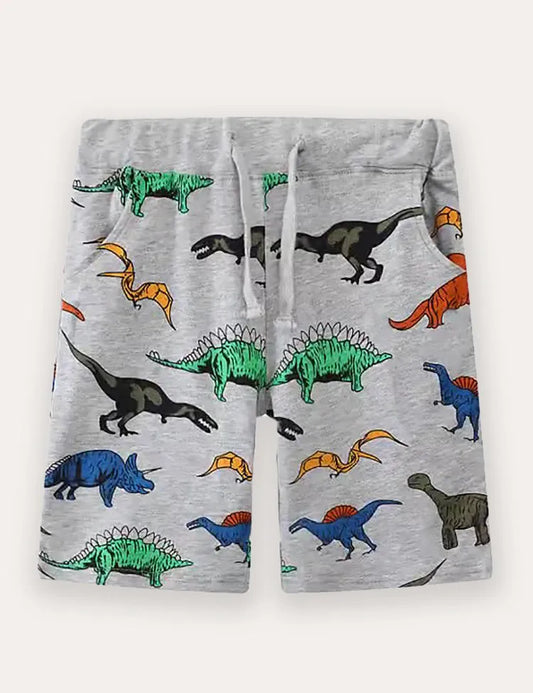 Short imprimé dinosaure