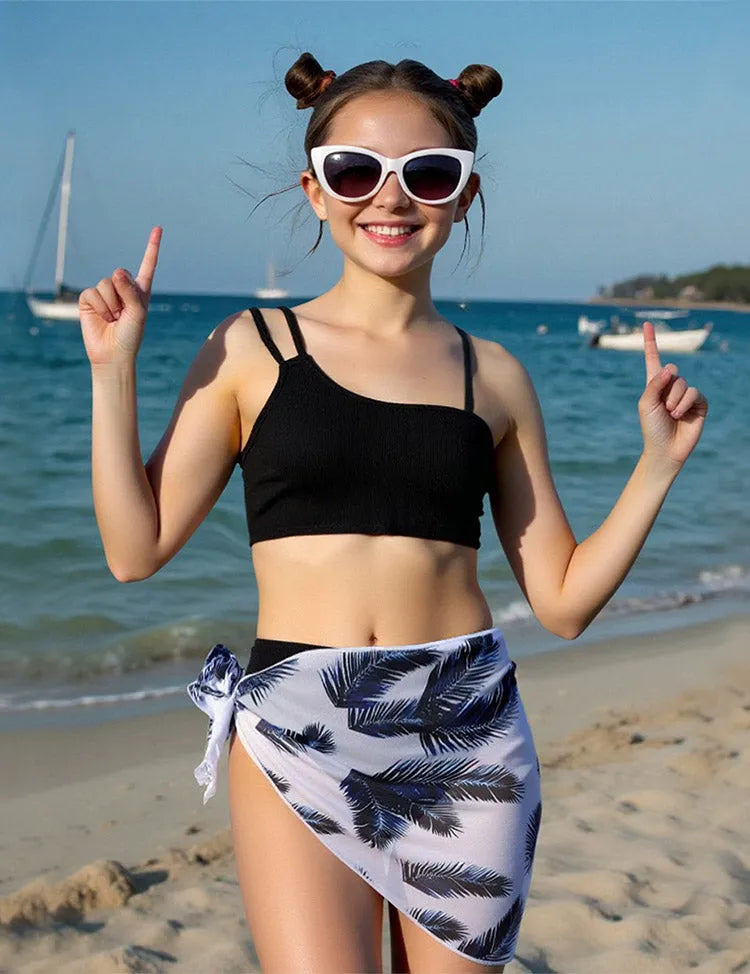 Leaf Print Swimsuit