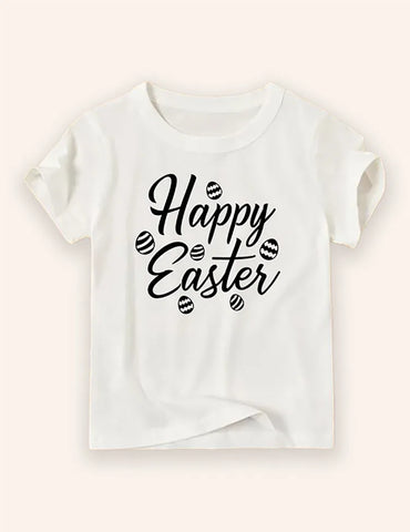 Easter Cartoon Printed T-Shirt