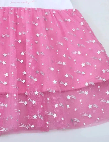 Ballettmädchen Rüschiges Tüllkleid Mit Sternen