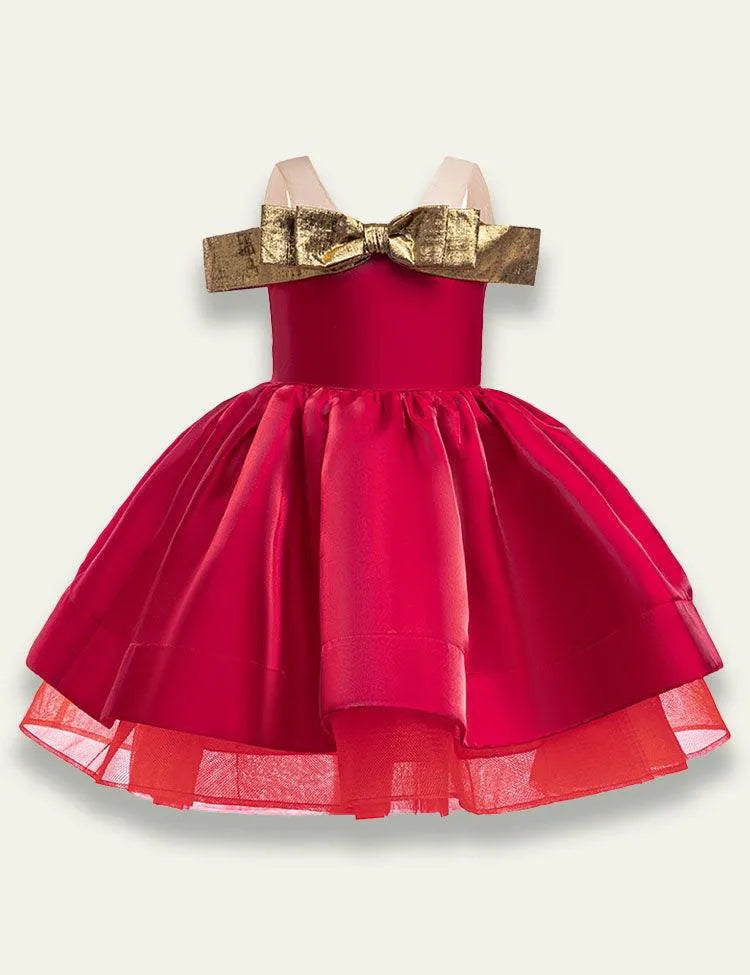 One Shoulder Sleeveless Bow Party Dress - Mini Taylor
