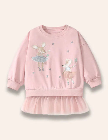 Feenmaus-Tüll-Sweatshirt-Set