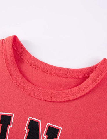 T-Shirt mit Buchstabenprint