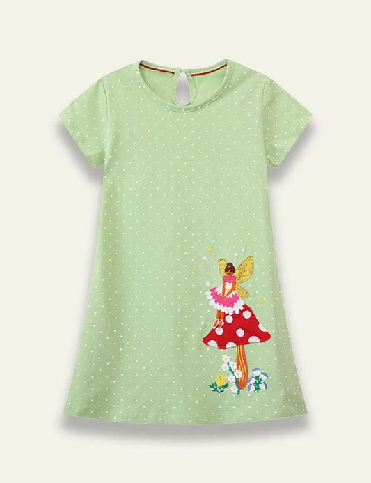 Appliqué Elf Dress - Mini Taylor