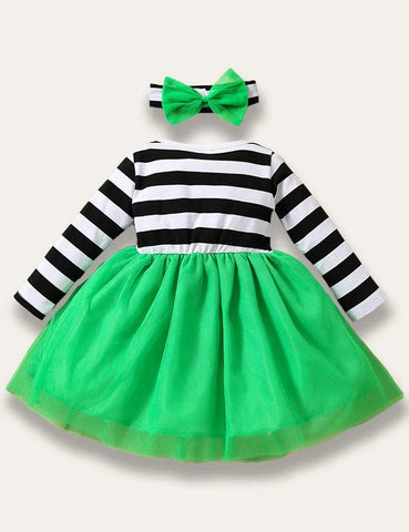 St. Patrick's Day Clover Tulle Dress - Mini Taylor