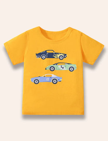 Series Cartoon Animal Printed T-Shirt