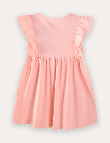 Giraffe Embroidered Dress