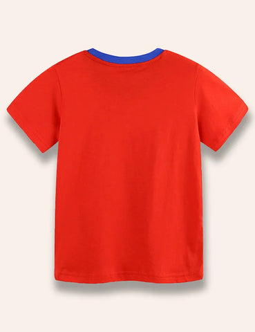 T-Shirt Mit Mehreren Haien