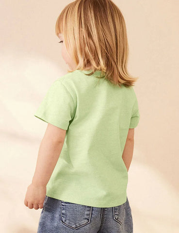 Bedrucktes T-Shirt mit Cartoon-Dinosaurier