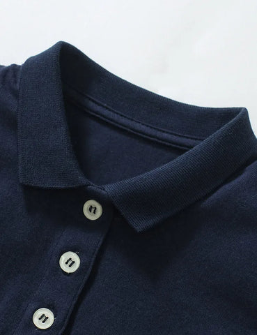 Polo-T-Shirt mit Einhorn-Applikation