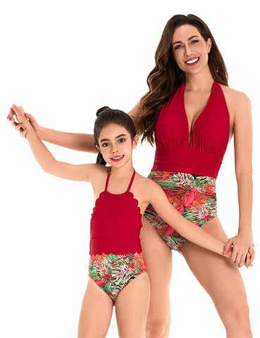 Floral Family Matching Swim Suit - Mini Taylor