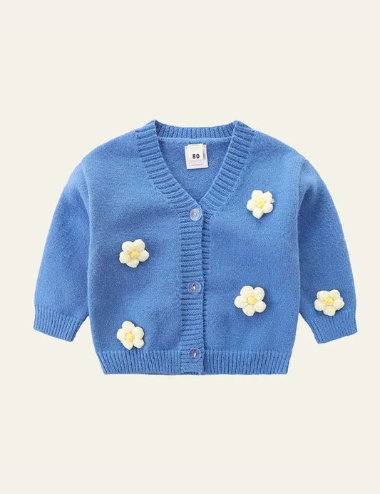 3D Flower Cardigan - Mini Taylor