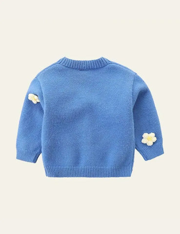 3D Flower Cardigan - Mini Taylor