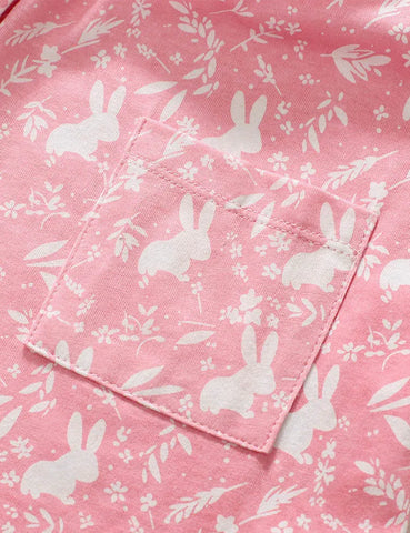 Bunny-Kleid mit Allover-Print