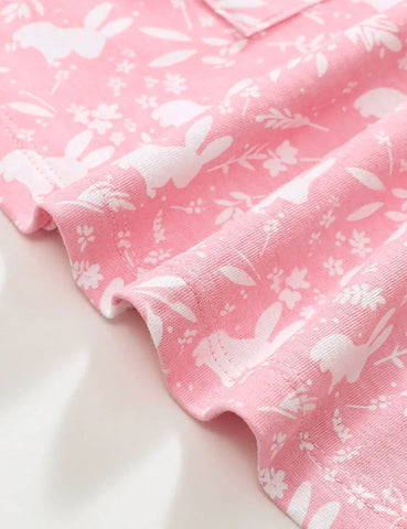 Bunny-Kleid mit Allover-Print