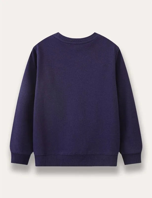Line Dinosaur Printed Sweatshirt - Mini Taylor