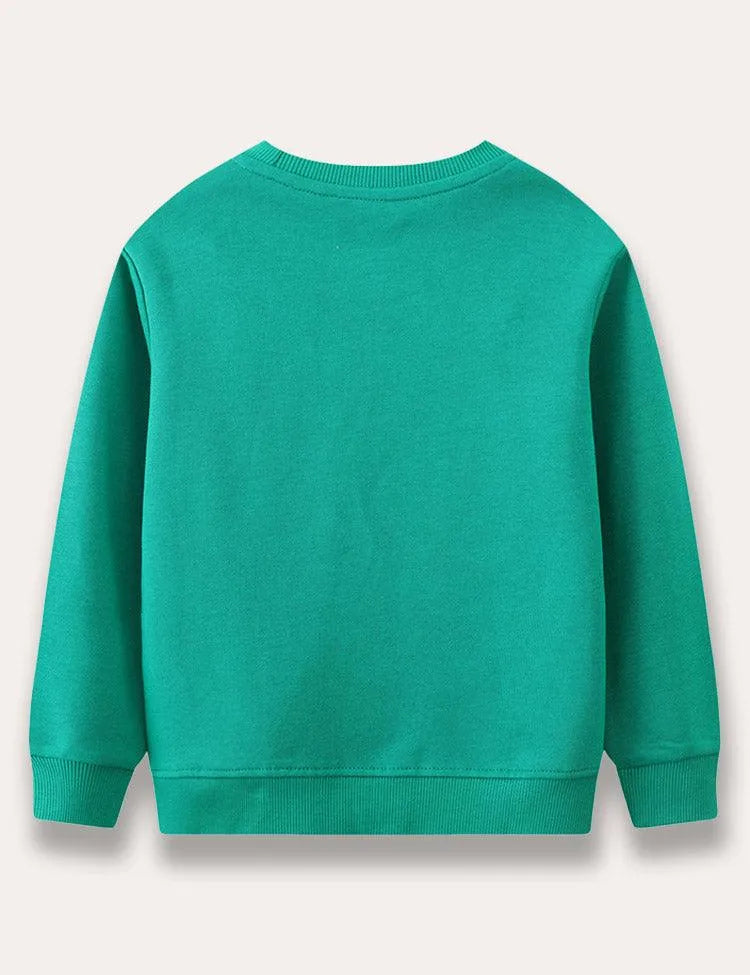 T-Rex Printed Sweatshirt - Mini berni