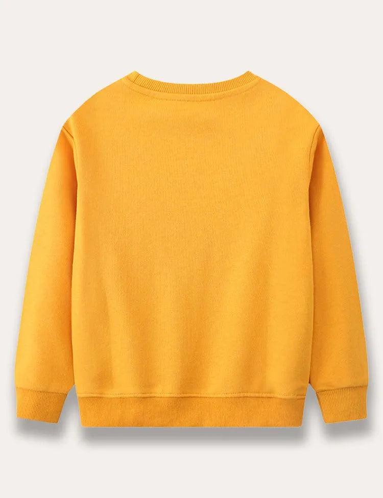 Engineering Vehicle Map Printed Sweatshirt - Mini berni