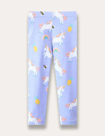 Unicorn Printed Leggings - Mini berni
