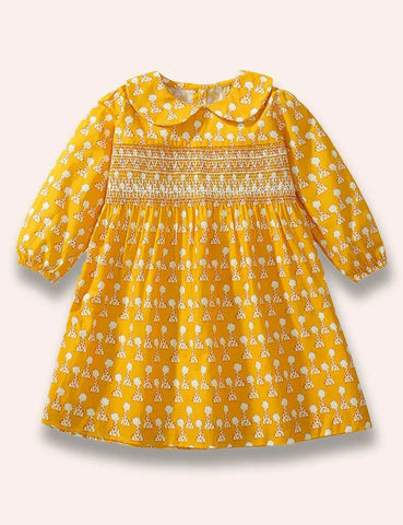 Giraffe Dotted Long Sleeve Dress - Mini berni