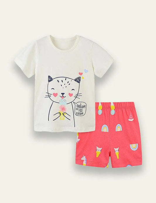 Cat Printed Set - Mini Taylor