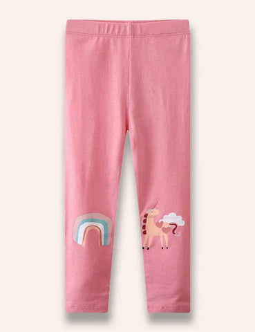 Unicorn Rainbow Printed Leggings - Mini Taylor